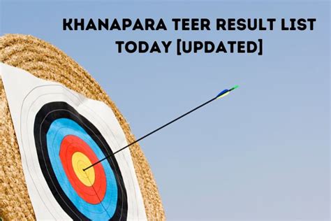 khanapara teer list night